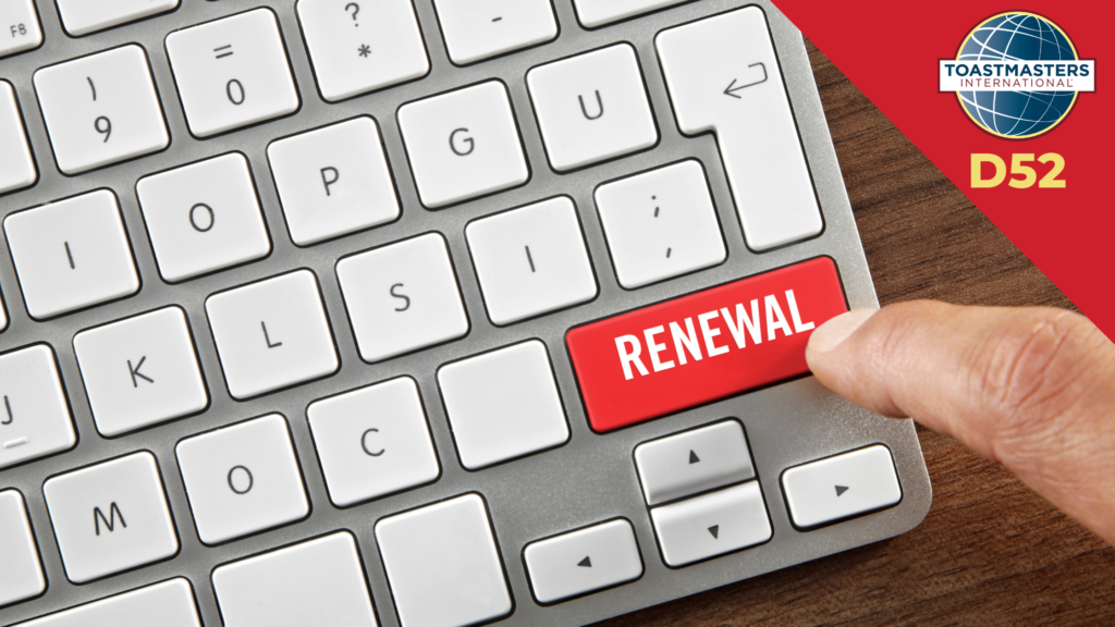 Time To Renew Your Membership