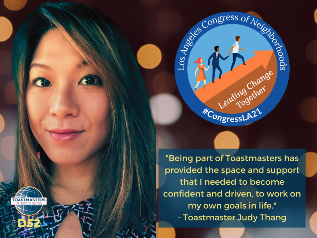 Picture of AAPI Toastmaster Judy Thang