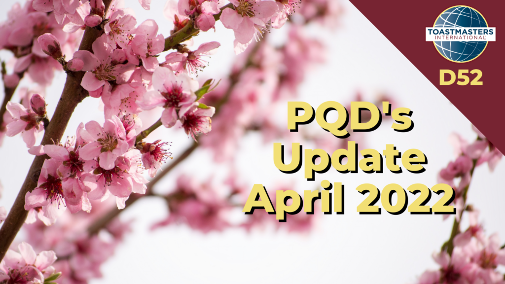 PQD's Update April 2022